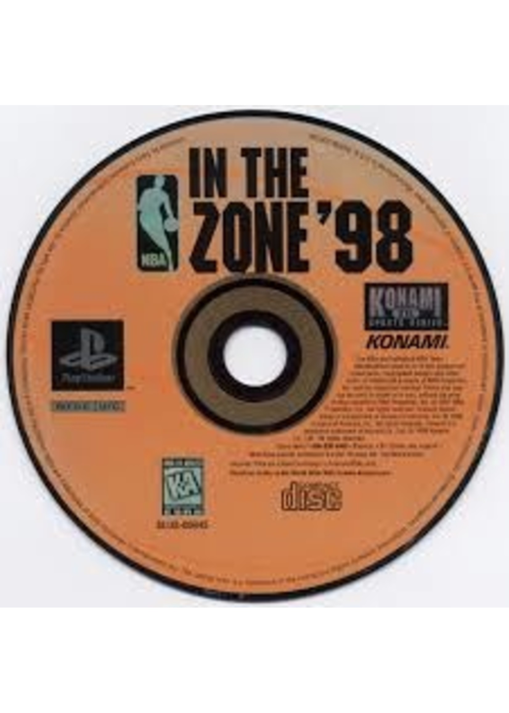 Sony Playstation 1 (PS1) NBA in the Zone '98 - Print