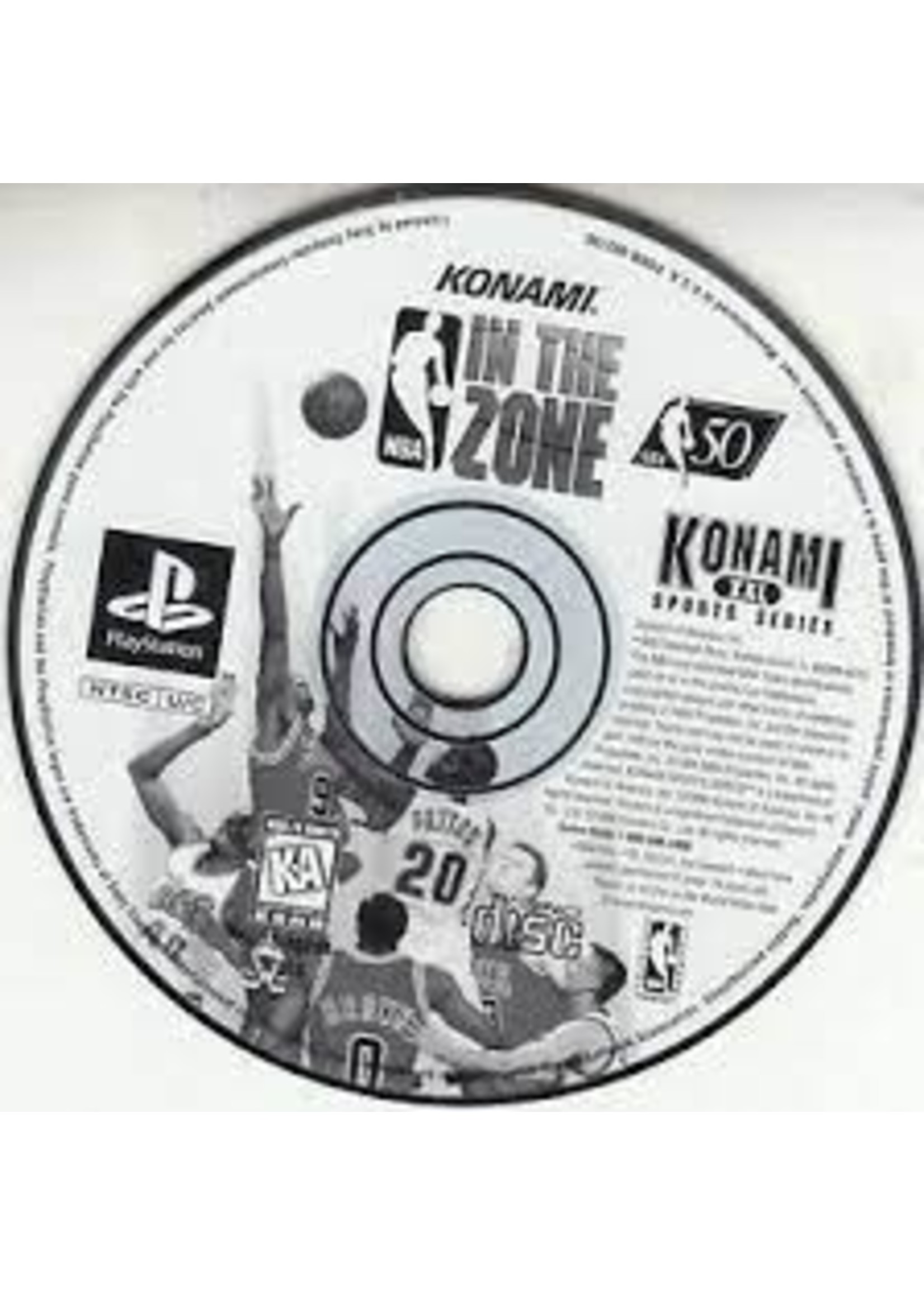 Sony Playstation 1 (PS1) NBA in the Zone - Print