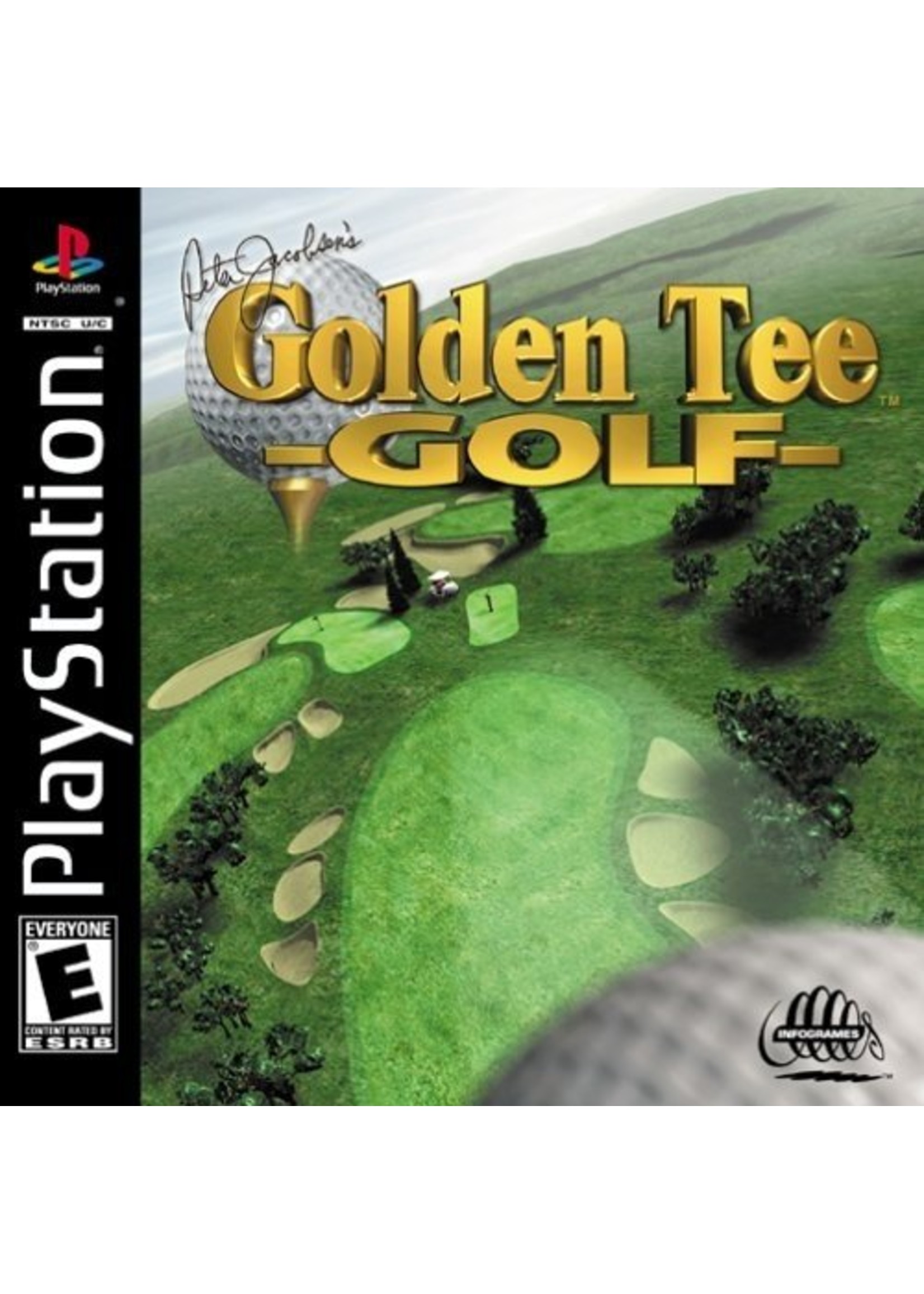 Sony Playstation 1 (PS1) Peter Jacobsen's Golden Tee Golf
