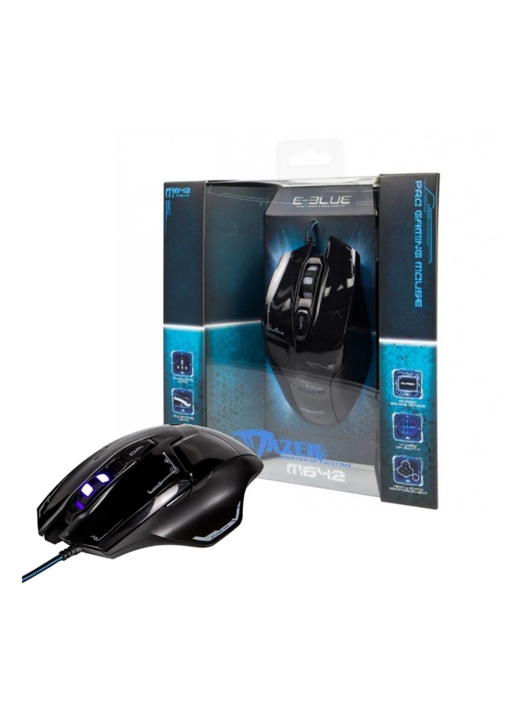 Generic PC Mazer EMS642 Wired Gaming Mouse Black