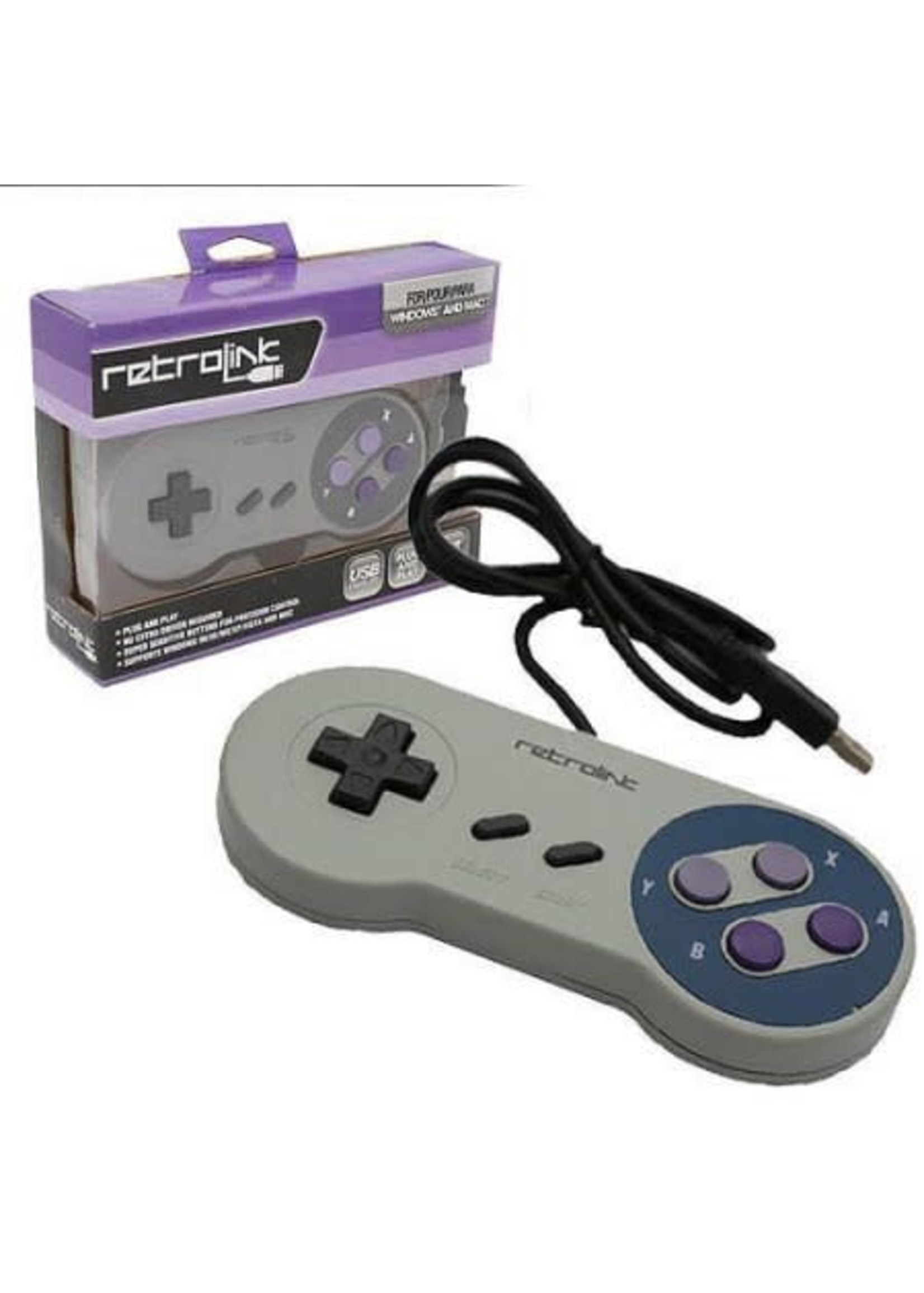 Nintendo Super Nintendo (SNES) SNES USB Retrolink Classic Controller