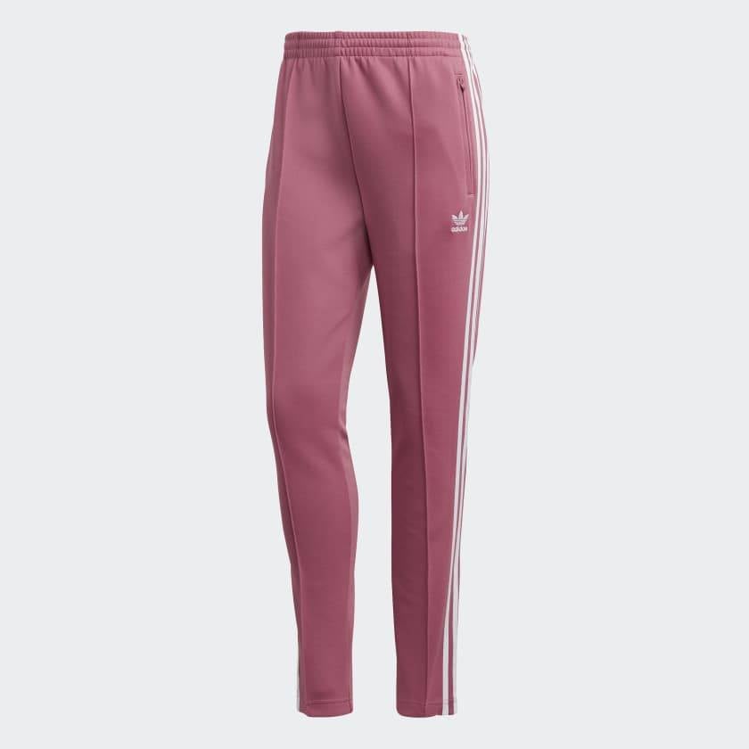 adidas track pants womens pink