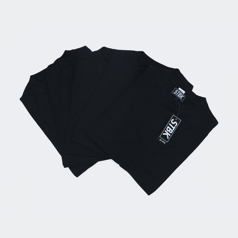 STBK STBK 5 Pack of T- Shirts "Black"