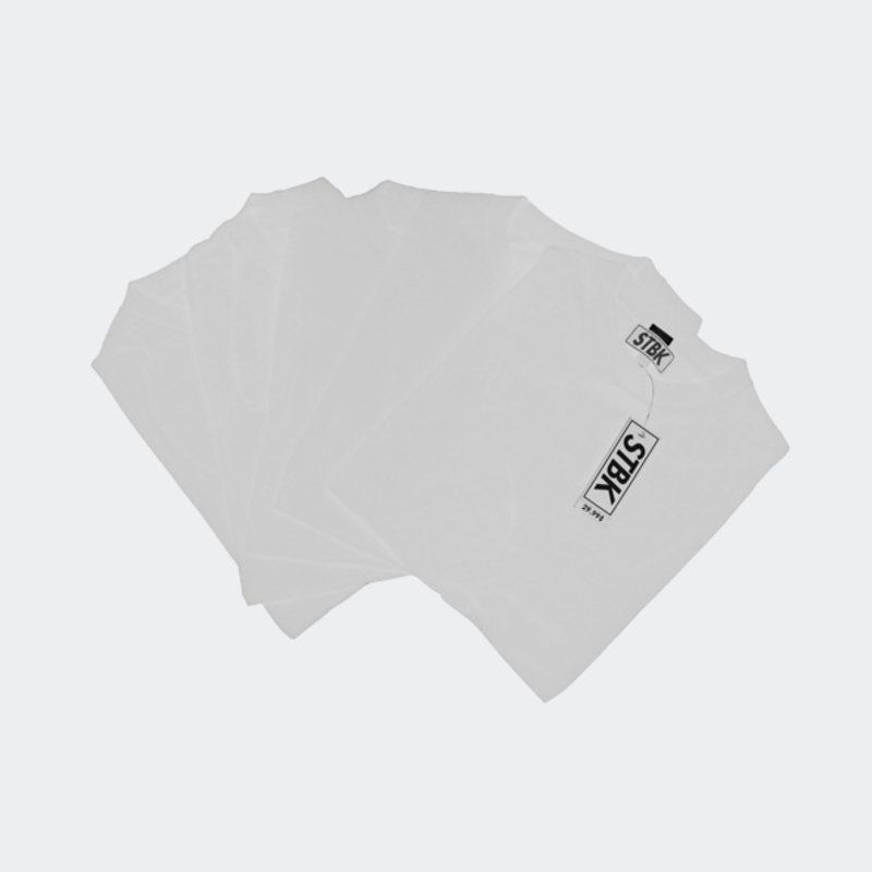 STBK Blank 5 Pack of T- Shirts "White"