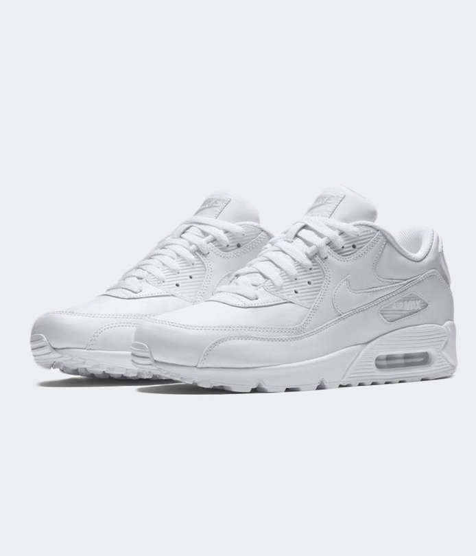 leather air max 90 white