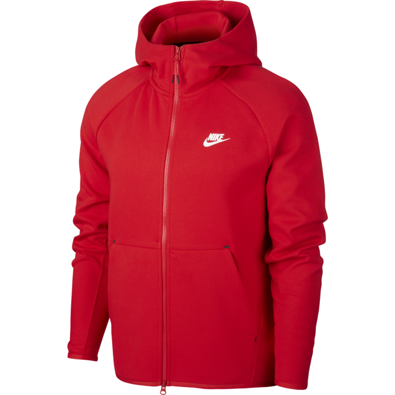 red zip up hoodie mens