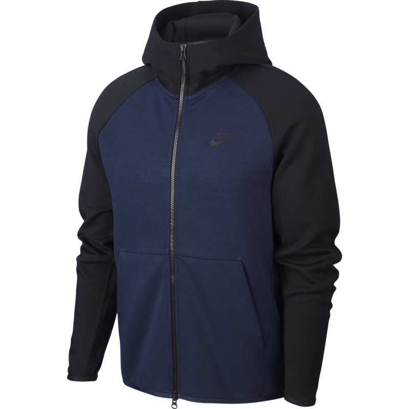 Nike Sportswear Tech Fleece Men's Full-Zip Hoodie Black/Navy