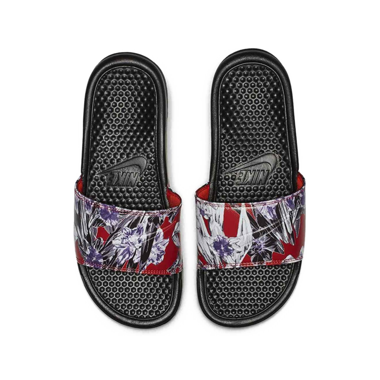 nike floral slides