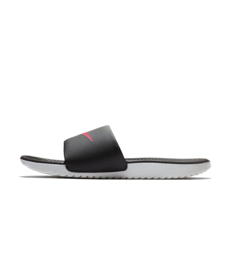 Nike slippers shop pink and black