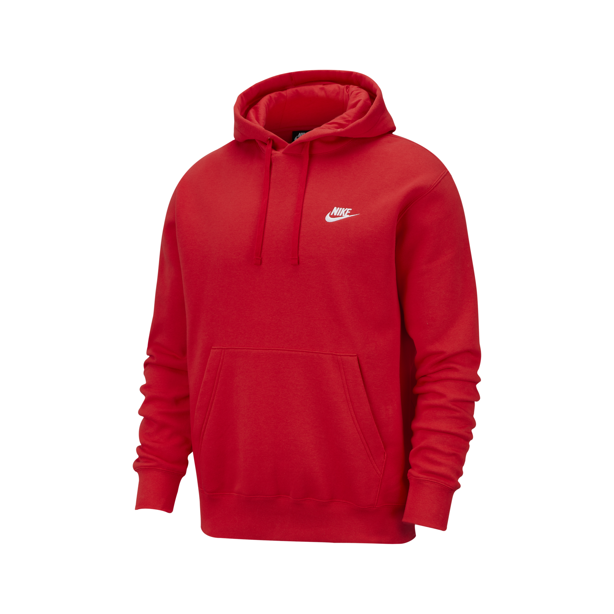 nike sportswear club hoodie red