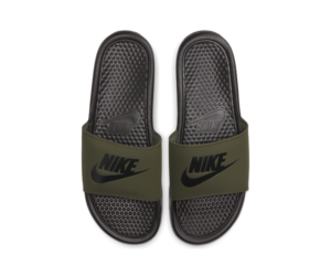 nike benassi olive