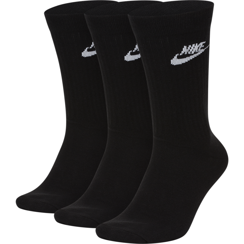Nike Nike Sportswear Everyday Essential Men's Crew Socks 3 Pack 'Black' SK0109-010