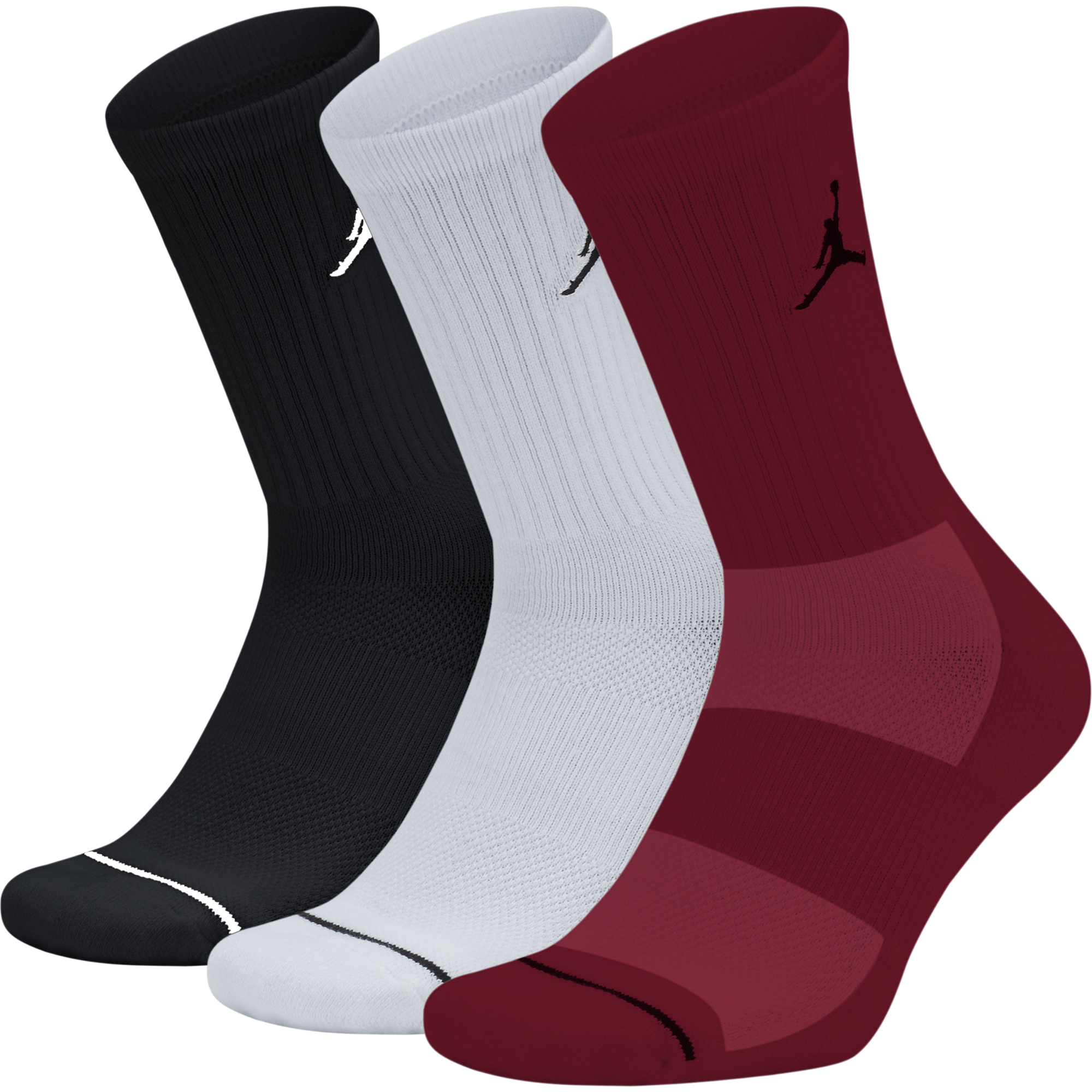 Jordan Jumpman Crew Basketball Socks 'Multi' sx5545011 (3 Pairs) Sam