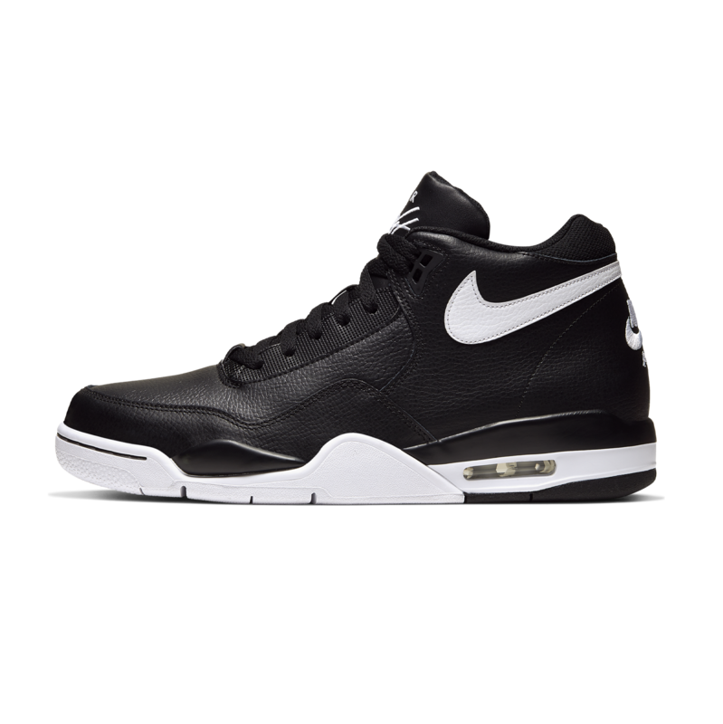 nike flight black and white