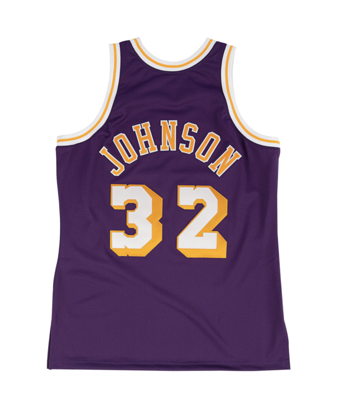 magic johnson lakers shirt