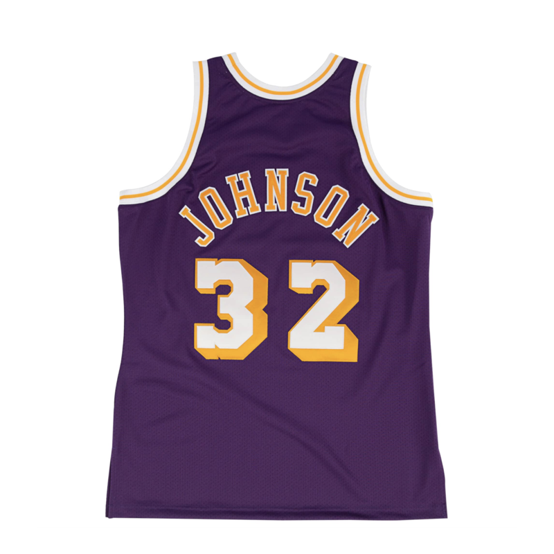 lakers mitchell and ness shirt