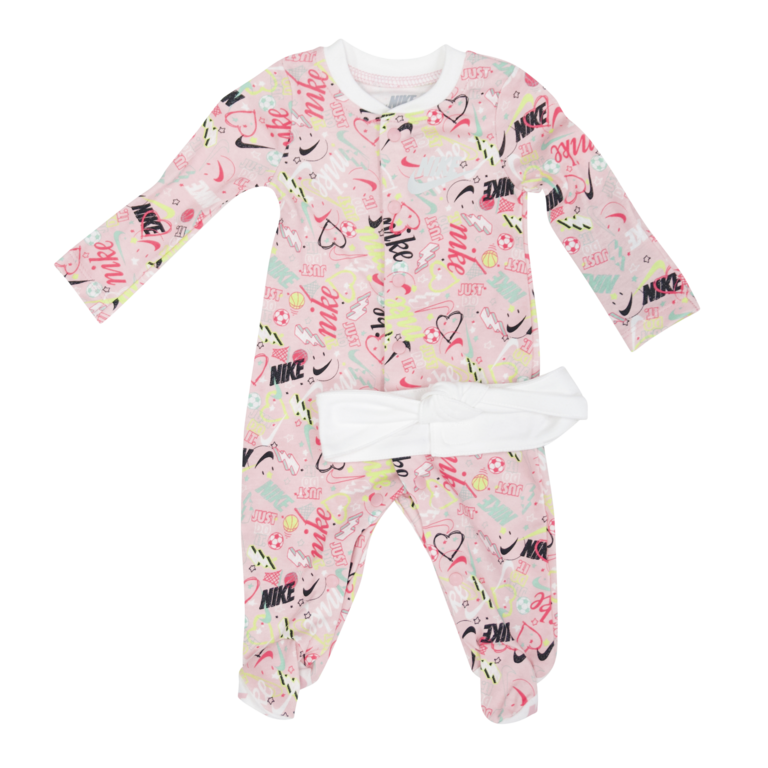 pink nike onesie