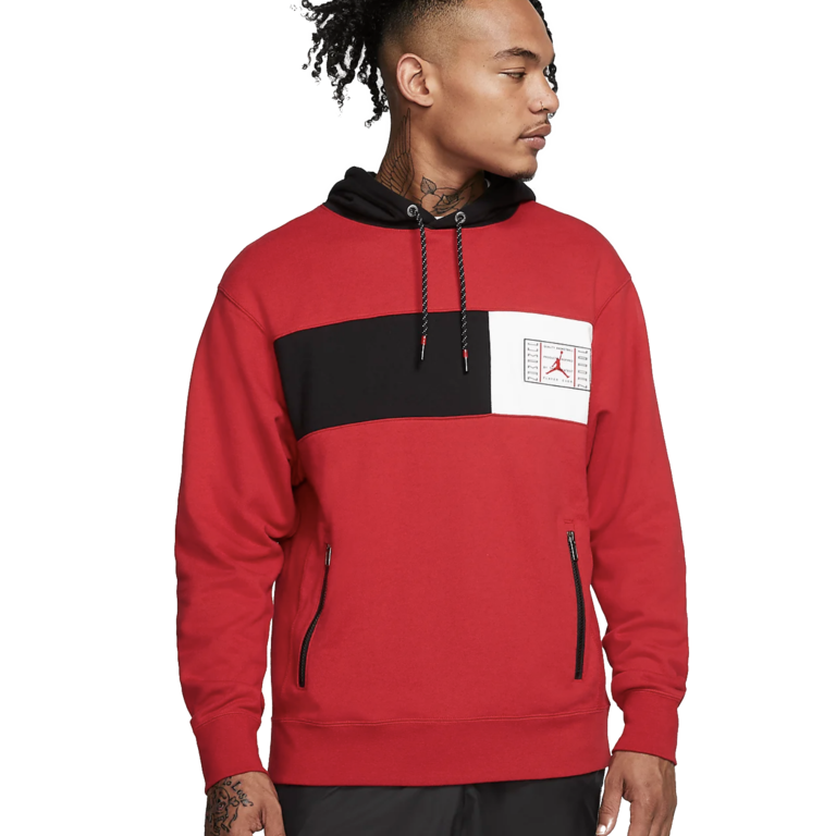 air jordan red hoodie
