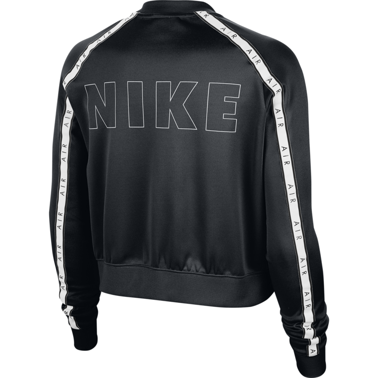 nike women's black track jacket