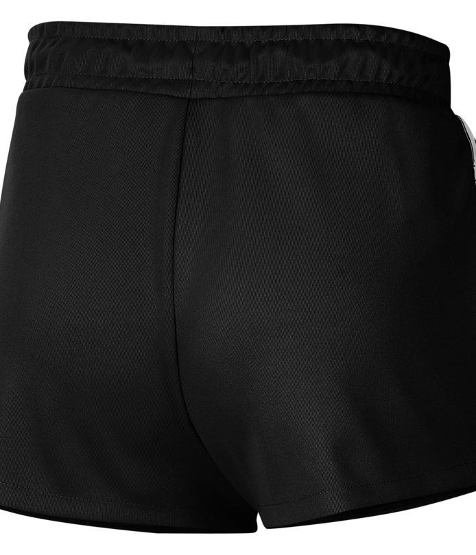 nike air logo tape shorts white