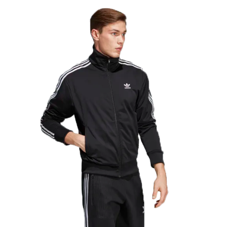 adidas black tracksuit top