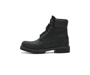 timberland black fur boots