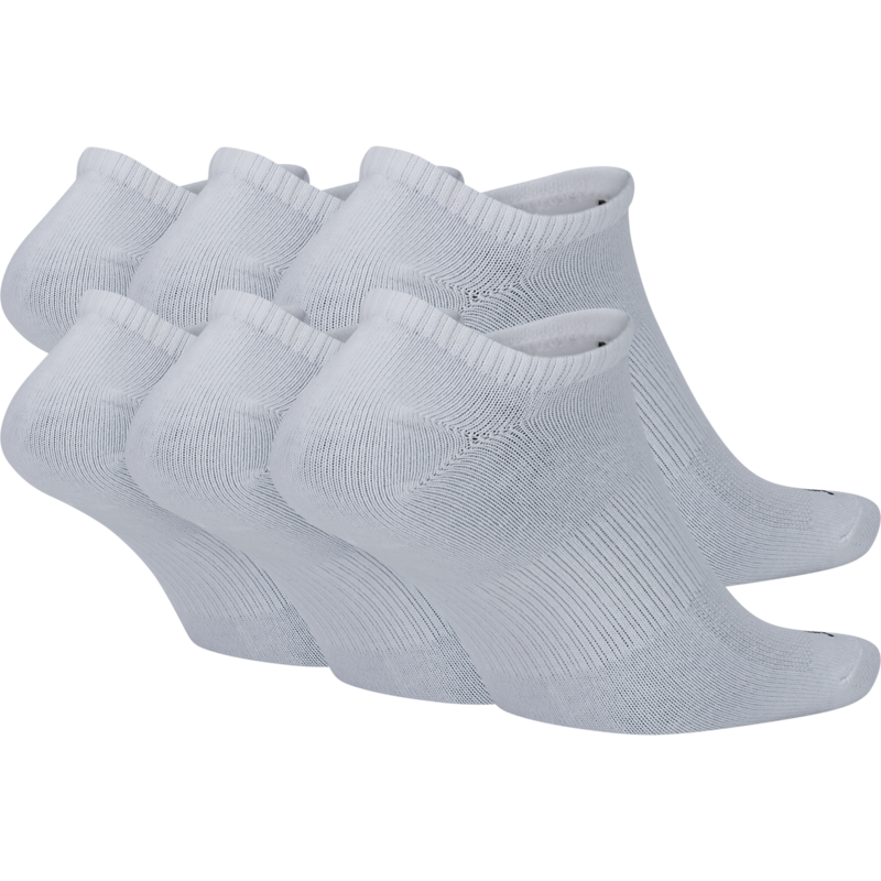 Nike Nike Dri Fit Socks No Show (6 pair) White SX6900 100