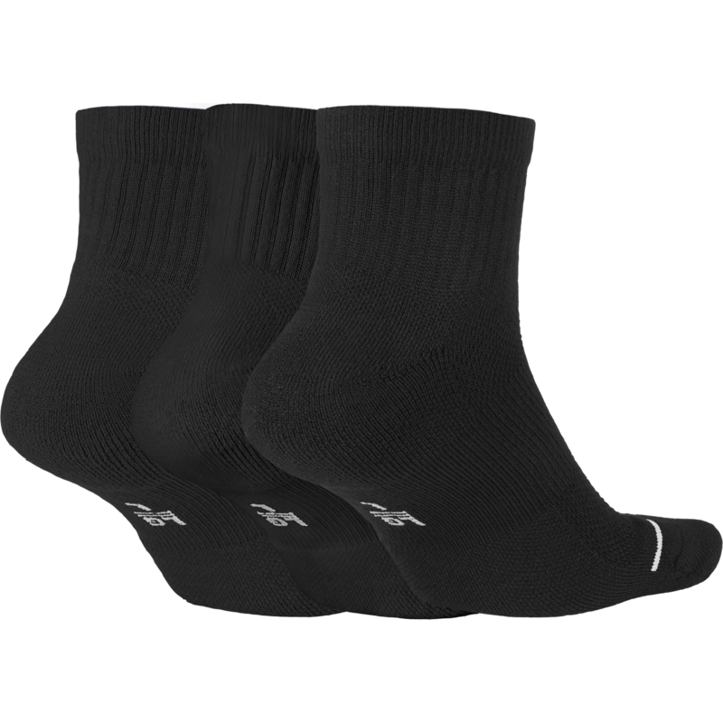 Air Jordan Air Jordan Dri-Fit Socks Ankle Black (3 Pair) SX5544 010