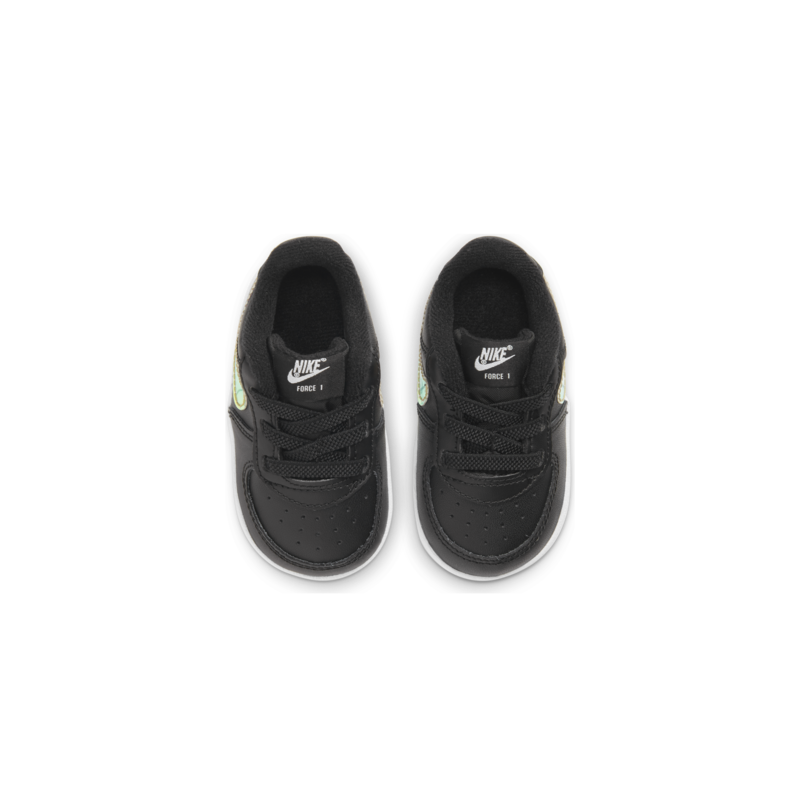 Nike Nike Force 1 Crib Bootie 'Black/Multicolor' CW1576 002