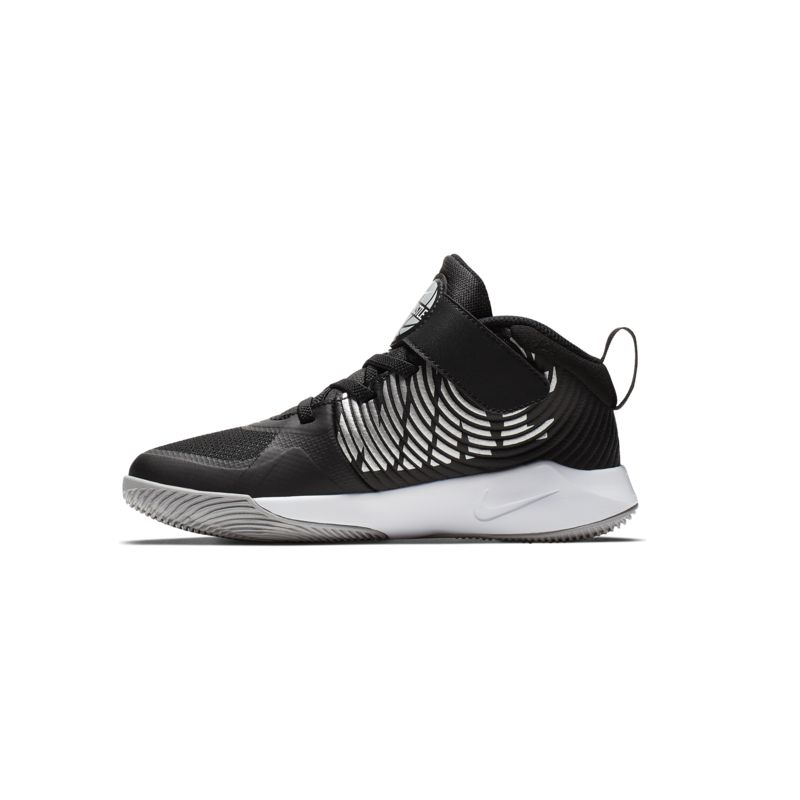 Nike Nike Team Hustle D9 PS 'Black/Metallic Silver' AQ4225 001