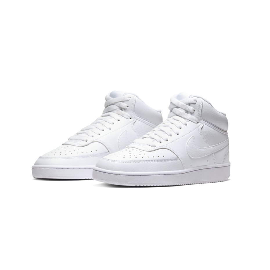 Nike Women's Court Vision Mid 'White/White' CD5436 100 - Sam Tabak