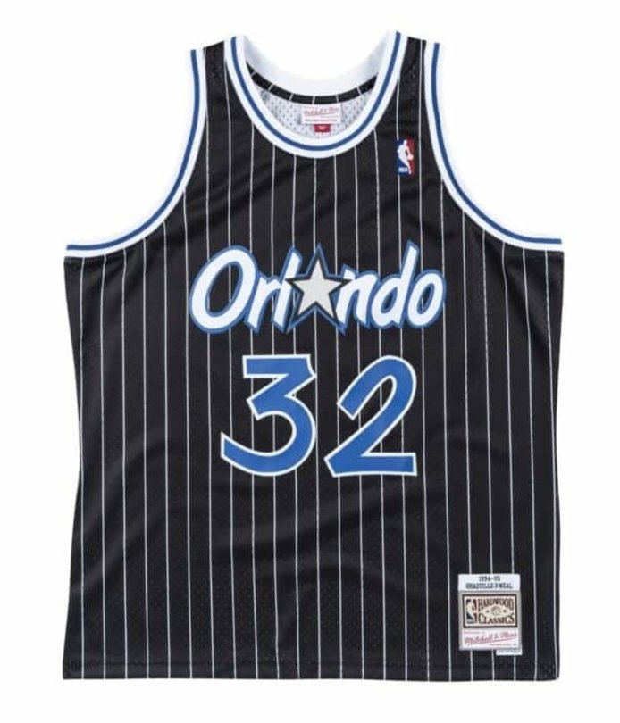 orlando magic black pinstripe jersey