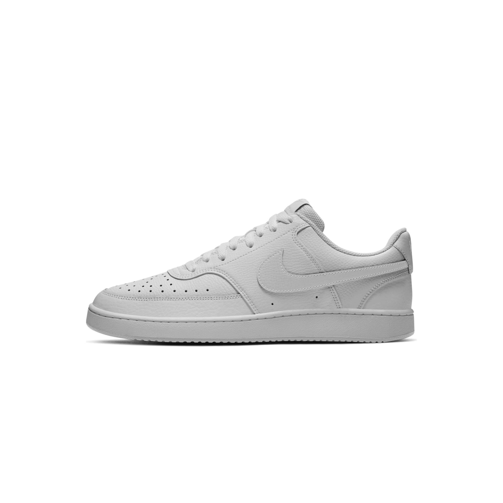 nike court vision low in white and pastel