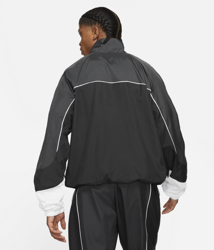 Nike Men's Throwback Track Jacket Black/Black CV1931 070 - Sam Tabak