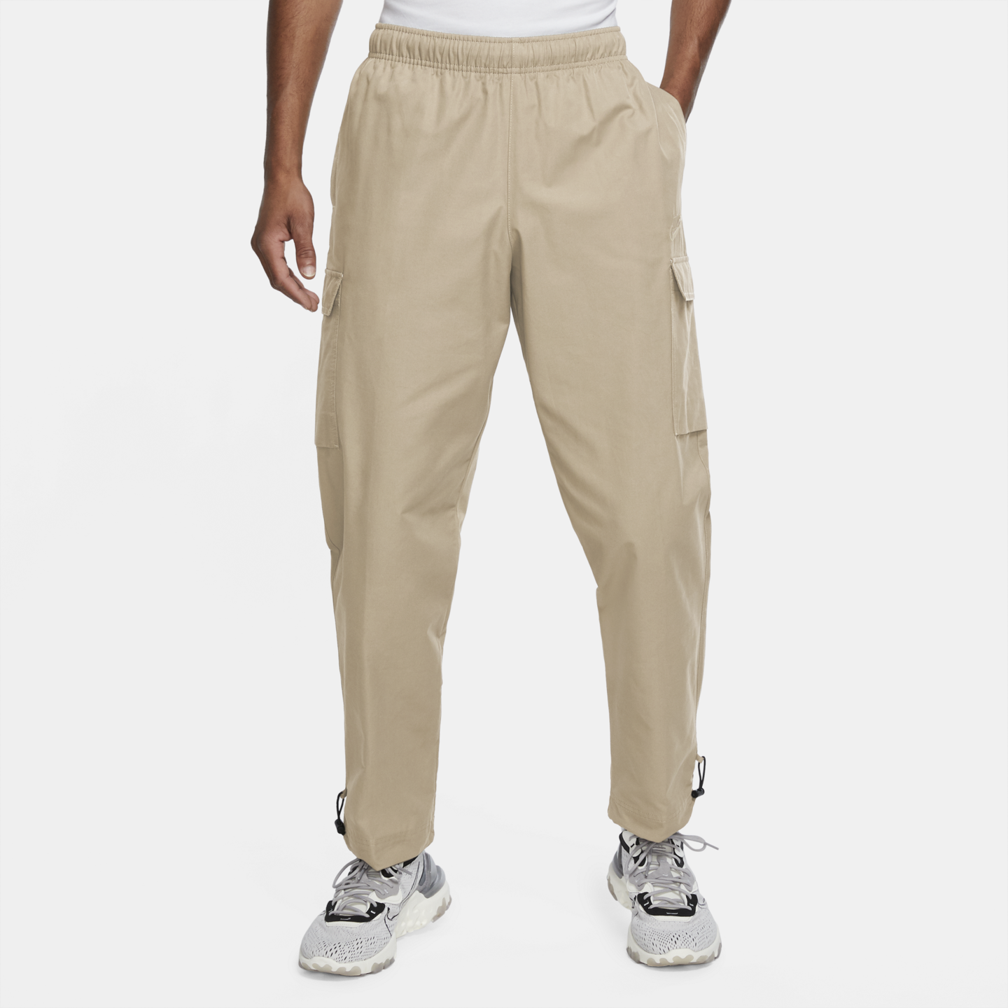 Nike Sportswear Woven Trousers 'Khaki' CU4325 224 - Sam Tabak