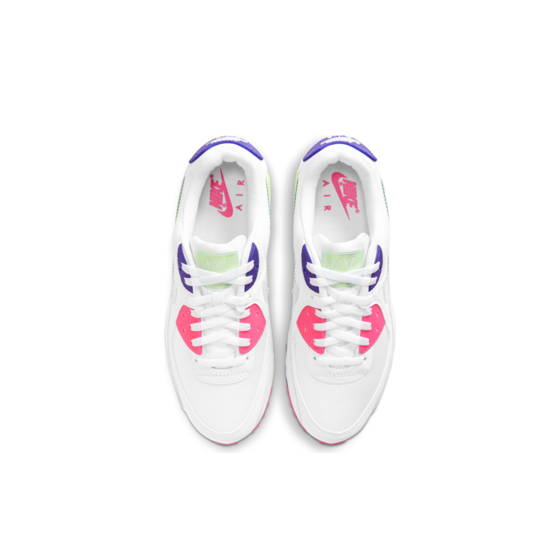Nike Nike Women's Air Max 90 White Neon DH0250 100