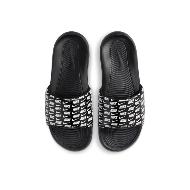 Nike Nike Mens Victori One Slide Print Black/White/black CN9678 006