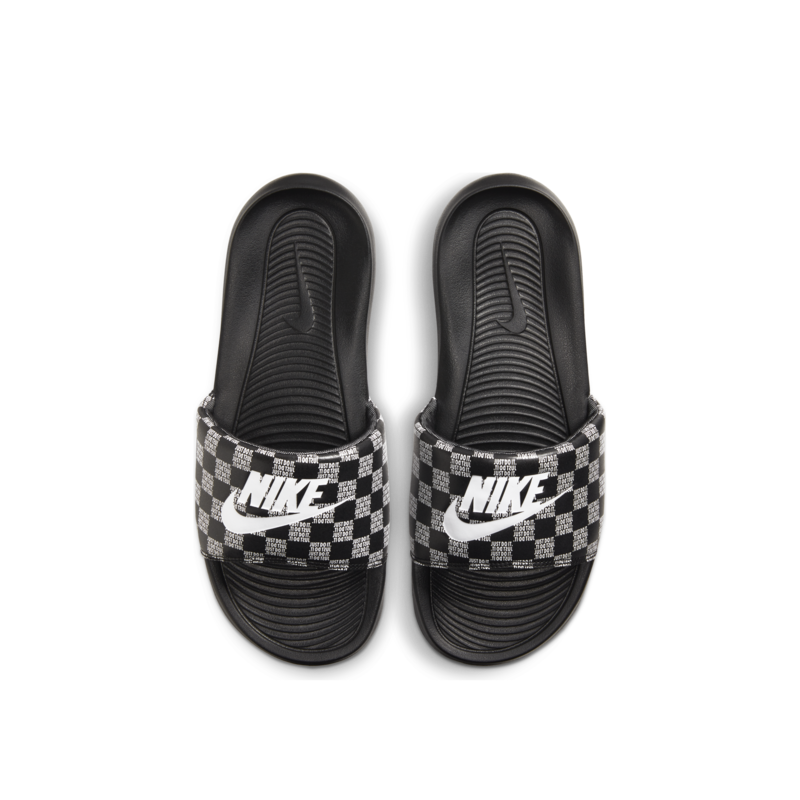 Nike Nike Mens Victori One Slide Print Black/White-Black CN9678 004