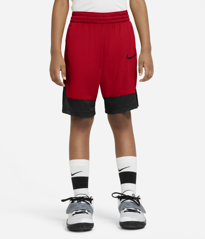 Nike Boys Basketball Shorts 'Red/Black' CU9137 658 - Sam Tabak