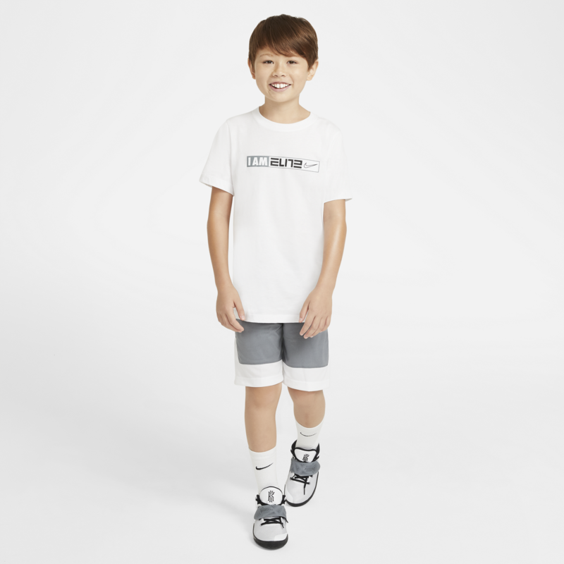 Nike Nike Boys Basketball Shorts Grey/White CU9137 084