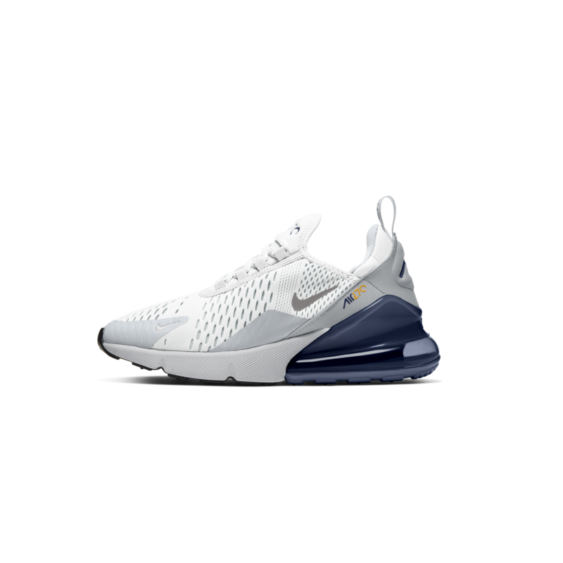 Nike Air Max 270 GS 'White/Metallic Silver' 943345 109 - Sam Tabak
