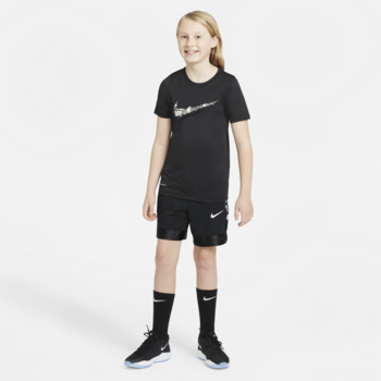 Nike Nike Dri-FIT Older Kids Training T-Shirt Black/White DH6547 010