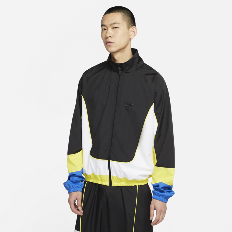 Nike Nike Men's Throwback Track Jacket Yellow/Black/White CV1931 013