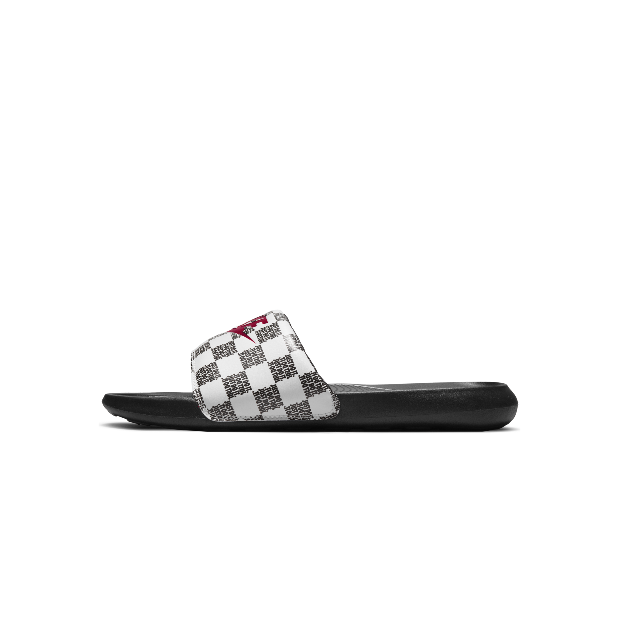 Nike Mens Victori One Slide Print White 