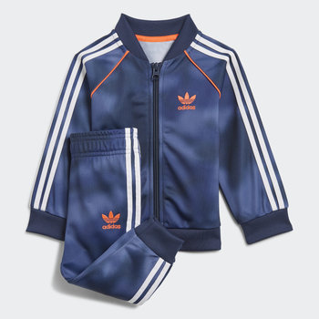 Adidas Adidas Kid's ALLOVER PRINT CAMO SST TRACK SUIT Crew Blue/Multicolor/App Solar Red GN4112