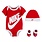 Nike Nike Infant Futura 3 Piece Set 'University Red' LN0073/MN0073 U10