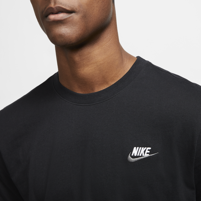Nike Nike Sportswear Club Shirt BLACK/WHITE/GREY AR4997-014