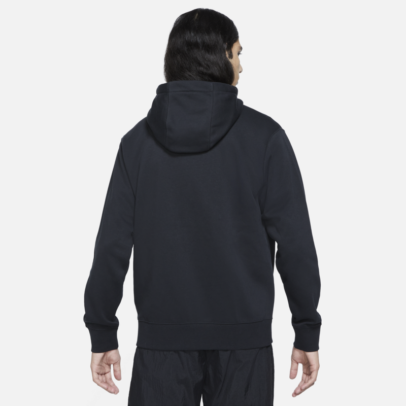 Nike Nike Sportswear Club Fleece Men's Full-Zip Hoodie 'Black/White/Grey' BV2645 016