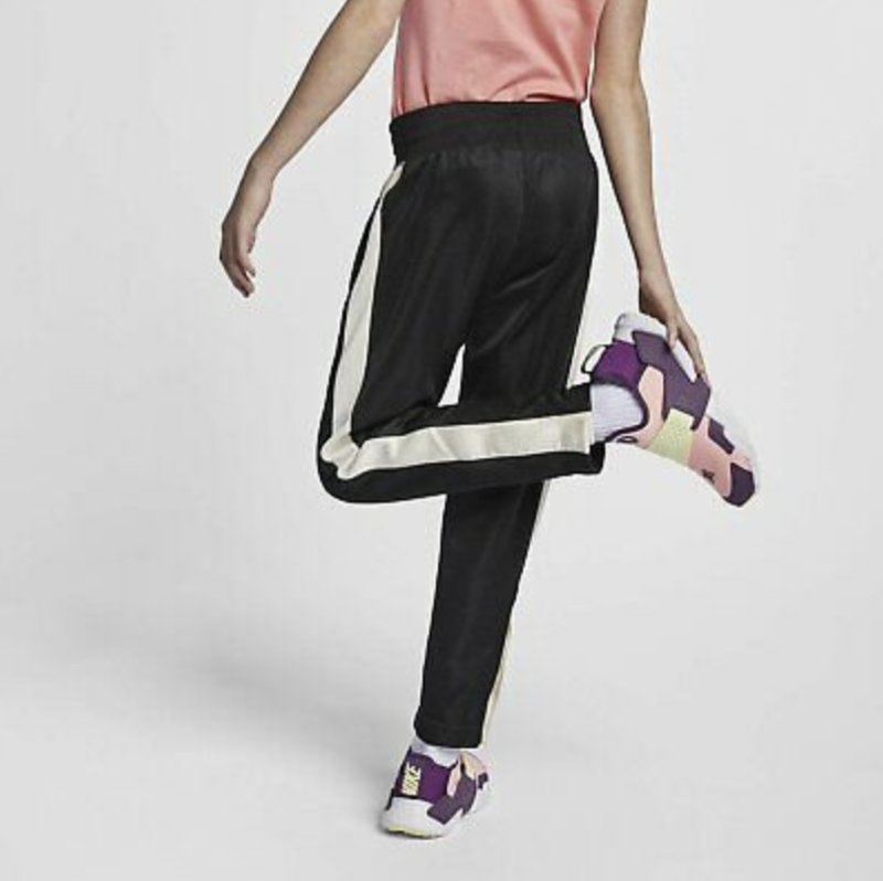 Nike Nike Kids Girls Shimmer Fleece Pants 'Black/Cream' AQ8842 010