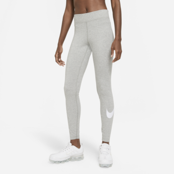 Nike Nike Women's NSW Essential Leggings Swoosh 'Dark Grey Heather/White' CZ8530 063